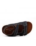 boy's faux leather sandal