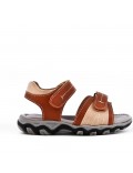 boy's faux leather sandal