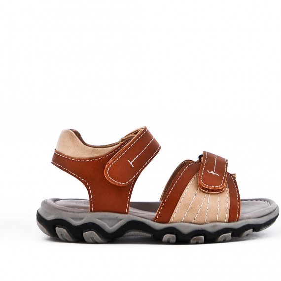 boy's faux leather sandal