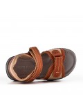 boy's faux leather sandal