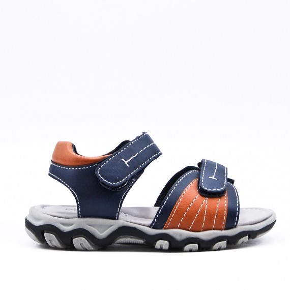 boy's faux leather sandal