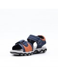 boy's faux leather sandal