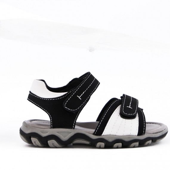 boy's faux leather sandal