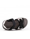 boy's faux leather sandal