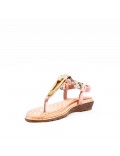 Women Flat sandal with rhinestones