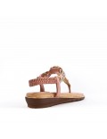 Women Flat sandal with rhinestones