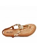 Women Flat sandal with rhinestones