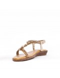 Women Flat sandal with rhinestones