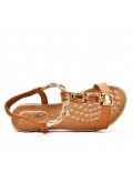 Women Flat sandal with rhinestones