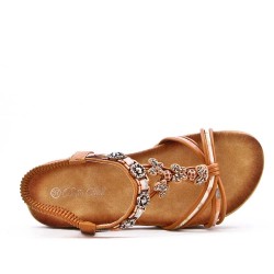 Sandale comfort à perles pour femme