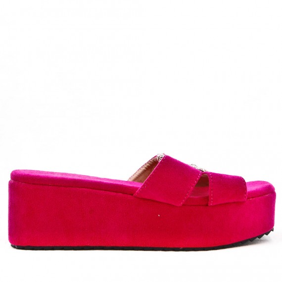 Women aux suede wedge