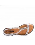 Grande Taille 38-43- Sandale en simili cuir