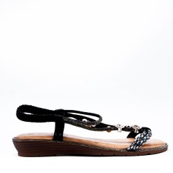 Large Size 38-43 - Faux leather sandal