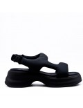 Women faux leather platform sandal