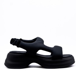 Women faux leather platform sandal