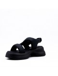 Women faux leather platform sandal