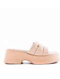 Women faux leather platform sandal