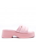 Women faux leather platform sandal