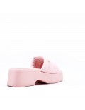 Women faux leather platform sandal