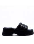 Women faux leather platform sandal