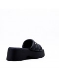 Women faux leather platform sandal