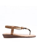 Large Size 38-43 - Faux leather sandal