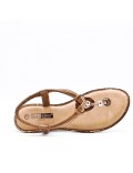 Grande Taille 38-43- Sandale en simili cuir