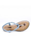 Grande Taille 38-43- Sandale en simili cuir