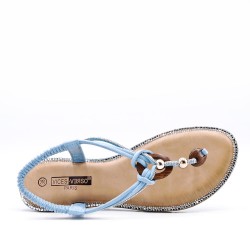 Grande Taille 38-43- Sandale en simili cuir