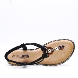 Grande Taille 38-43- Sandale en simili cuir