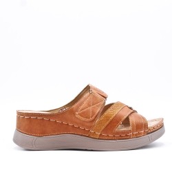 Comfortable faux leather sandal for women