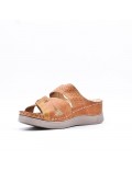 Comfortable faux leather sandal for women