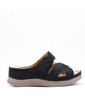 Sandale confort en simili cuir pour femme