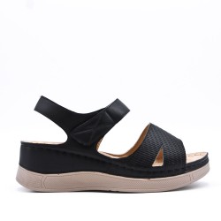 Sandale confort en simili cuir pour femme