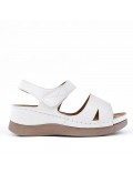 Sandale confort en simili cuir pour femme