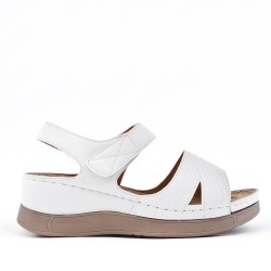 Sandale confort en simili cuir pour femme