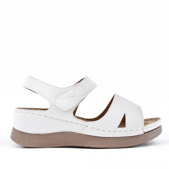 Sandale confort en simili cuir pour femme