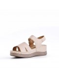 Comfortable faux leather sandal for women