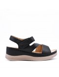 Sandale confort en simili cuir pour femme