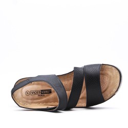 Sandale confort en simili cuir pour femme