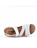 Sandale confort en simili cuir pour femme