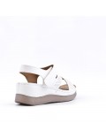 Comfortable faux leather sandal for women