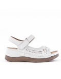 Sandale confort en simili cuir pour femme