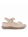 Sandale confort en simili cuir pour femme