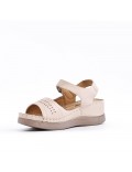 Sandale confort en simili cuir pour femme