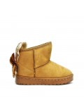 Botte fille camel à oreilles de lapin 