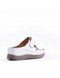 Large Size 38-43 - Wedge comfort sandal in faux leather for women