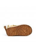 Botte fille camel à oreilles de lapin 