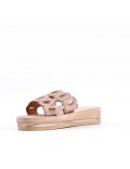 Sandals in faux leather for women