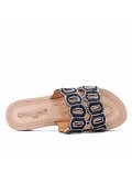 Sandals in faux leather for women